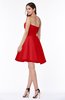 ColsBM Kairi Flame Scarlet Plain A-line Sleeveless Zip up Chiffon30 Mini Bridesmaid Dresses