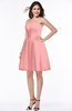 ColsBM Kairi Flamingo Pink Plain A-line Sleeveless Zip up Chiffon30 Mini Bridesmaid Dresses