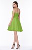 ColsBM Kairi Greenery Plain A-line Sleeveless Zip up Chiffon30 Mini Bridesmaid Dresses