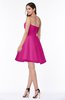 ColsBM Kairi Hot Pink Plain A-line Sleeveless Zip up Chiffon30 Mini Bridesmaid Dresses