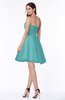 ColsBM Kairi Lake Blue Plain A-line Sleeveless Zip up Chiffon30 Mini Bridesmaid Dresses