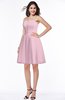 ColsBM Kairi Mist Pink Plain A-line Sleeveless Zip up Chiffon30 Mini Bridesmaid Dresses