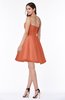 ColsBM Kairi Persimmon Plain A-line Sleeveless Zip up Chiffon30 Mini Bridesmaid Dresses
