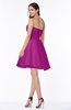 ColsBM Kairi Raspberry Plain A-line Sleeveless Zip up Chiffon30 Mini Bridesmaid Dresses