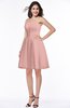 ColsBM Kairi Silver Pink Plain A-line Sleeveless Zip up Chiffon30 Mini Bridesmaid Dresses
