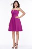 ColsBM Kairi Vivid Viola Plain A-line Sleeveless Zip up Chiffon30 Mini Bridesmaid Dresses