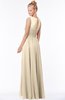 ColsBM Kyra Champagne Glamorous A-line Jewel Sleeveless Chiffon30 Ruching Bridesmaid Dresses