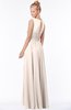 ColsBM Kyra Cream Pink Glamorous A-line Jewel Sleeveless Chiffon30 Ruching Bridesmaid Dresses