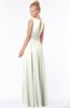 ColsBM Kyra Cream Glamorous A-line Jewel Sleeveless Chiffon30 Ruching Bridesmaid Dresses