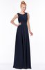 ColsBM Kyra Dark Sapphire Glamorous A-line Jewel Sleeveless Chiffon30 Ruching Bridesmaid Dresses