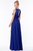 ColsBM Kyra Electric Blue Glamorous A-line Jewel Sleeveless Chiffon30 Ruching Bridesmaid Dresses