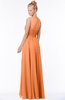 ColsBM Kyra Mango Glamorous A-line Jewel Sleeveless Chiffon30 Ruching Bridesmaid Dresses