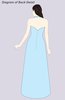 ColsBM Anya Novelle Peach Glamorous A-line Sleeveless Zip up Chiffon Ribbon Bridesmaid Dresses