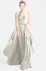 ColsBM Anya Whisper White Glamorous A-line Sleeveless Zip up Chiffon Ribbon Bridesmaid Dresses
