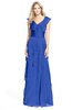 ColsBM Magnolia Dazzling Blue Gorgeous A-line V-neck Chiffon30 Floor Length Bridesmaid Dresses