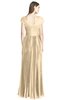 ColsBM Bryanna Apricot Gelato Classic Fit-n-Flare V-neck Short Sleeve Zip up Chiffon Bridesmaid Dresses