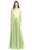 ColsBM Bryanna Butterfly Classic Fit-n-Flare V-neck Short Sleeve Zip up Chiffon Bridesmaid Dresses