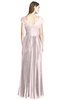 ColsBM Bryanna Light Pink Classic Fit-n-Flare V-neck Short Sleeve Zip up Chiffon Bridesmaid Dresses