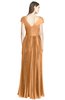 ColsBM Bryanna Pheasant Classic Fit-n-Flare V-neck Short Sleeve Zip up Chiffon Bridesmaid Dresses