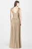 ColsBM Blakely Champagne Glamorous A-line Scoop Zip up Chiffon30 Floor Length Bridesmaid Dresses