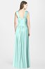 ColsBM Blakely Fair Aqua Glamorous A-line Scoop Zip up Chiffon30 Floor Length Bridesmaid Dresses