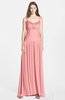 ColsBM Blakely Flamingo Pink Glamorous A-line Scoop Zip up Chiffon30 Floor Length Bridesmaid Dresses