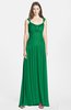 ColsBM Blakely Green Glamorous A-line Scoop Zip up Chiffon30 Floor Length Bridesmaid Dresses