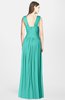ColsBM Blakely Mint Green Glamorous A-line Scoop Zip up Chiffon30 Floor Length Bridesmaid Dresses