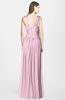 ColsBM Blakely Mist Pink Glamorous A-line Scoop Zip up Chiffon30 Floor Length Bridesmaid Dresses