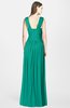 ColsBM Blakely Viridian Green Glamorous A-line Scoop Zip up Chiffon30 Floor Length Bridesmaid Dresses