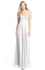 ColsBM Elin Cloud White Glamorous A-line Sweetheart Sleeveless Chiffon30 Ruching Bridesmaid Dresses