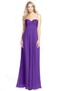 ColsBM Elin Deep Lavender Glamorous A-line Sweetheart Sleeveless Chiffon30 Ruching Bridesmaid Dresses