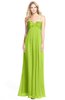 ColsBM Elin Green Glow Glamorous A-line Sweetheart Sleeveless Chiffon30 Ruching Bridesmaid Dresses