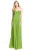 ColsBM Elin Greenery Glamorous A-line Sweetheart Sleeveless Chiffon30 Ruching Bridesmaid Dresses