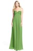 ColsBM Elin Kiwi Green Glamorous A-line Sweetheart Sleeveless Chiffon30 Ruching Bridesmaid Dresses