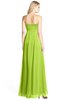 ColsBM Elin Lime Green Glamorous A-line Sweetheart Sleeveless Chiffon30 Ruching Bridesmaid Dresses