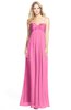 ColsBM Elin Rose Pink Glamorous A-line Sweetheart Sleeveless Chiffon30 Ruching Bridesmaid Dresses
