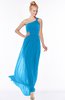 ColsBM Nina Blithe Glamorous Fit-n-Flare One Shoulder Sleeveless Zip up Chiffon30 Bridesmaid Dresses