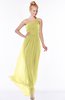 ColsBM Nina Muted Lime Glamorous Fit-n-Flare One Shoulder Sleeveless Zip up Chiffon30 Bridesmaid Dresses