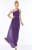 ColsBM Nina Petunia Glamorous Fit-n-Flare One Shoulder Sleeveless Zip up Chiffon30 Bridesmaid Dresses