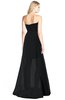 ColsBM Daleyza Black Classic A-line Sweetheart Zip up Chiffon30 Floor Length Bridesmaid Dresses