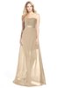 ColsBM Daleyza Champagne Classic A-line Sweetheart Zip up Chiffon30 Floor Length Bridesmaid Dresses
