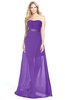 ColsBM Daleyza Deep Lavender Classic A-line Sweetheart Zip up Chiffon30 Floor Length Bridesmaid Dresses