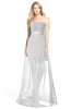 ColsBM Daleyza Dove Grey Classic A-line Sweetheart Zip up Chiffon30 Floor Length Bridesmaid Dresses