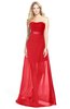 ColsBM Daleyza Flame Scarlet Classic A-line Sweetheart Zip up Chiffon30 Floor Length Bridesmaid Dresses