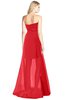 ColsBM Daleyza Flame Scarlet Classic A-line Sweetheart Zip up Chiffon30 Floor Length Bridesmaid Dresses