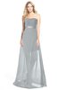 ColsBM Daleyza Frost Grey Classic A-line Sweetheart Zip up Chiffon30 Floor Length Bridesmaid Dresses