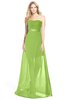 ColsBM Daleyza Greenery Classic A-line Sweetheart Zip up Chiffon30 Floor Length Bridesmaid Dresses