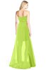 ColsBM Daleyza Lime Green Classic A-line Sweetheart Zip up Chiffon30 Floor Length Bridesmaid Dresses