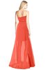 ColsBM Daleyza Mandarin Red Classic A-line Sweetheart Zip up Chiffon30 Floor Length Bridesmaid Dresses